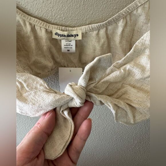 NWT Dippin Daisys Linen Blend Marla Crop Top and Saltwater Skirt 2 Piece Set M - Picture 9 of 15